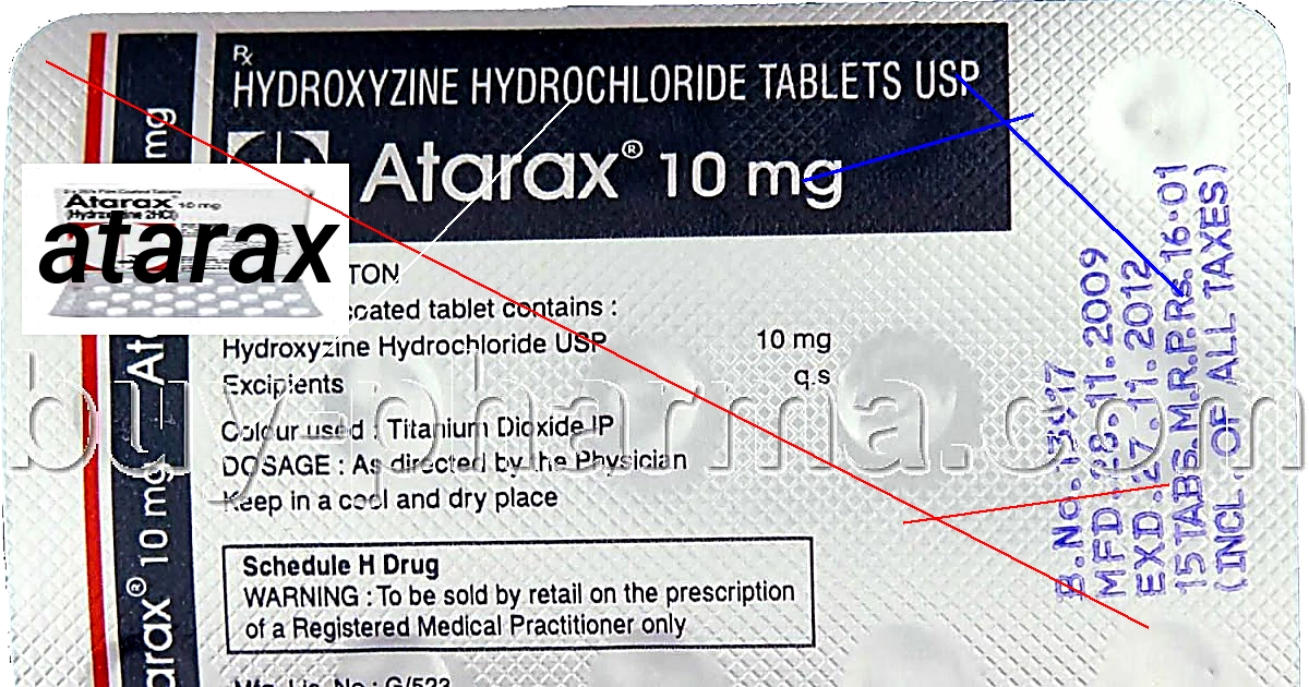 Atarax et ordonnance